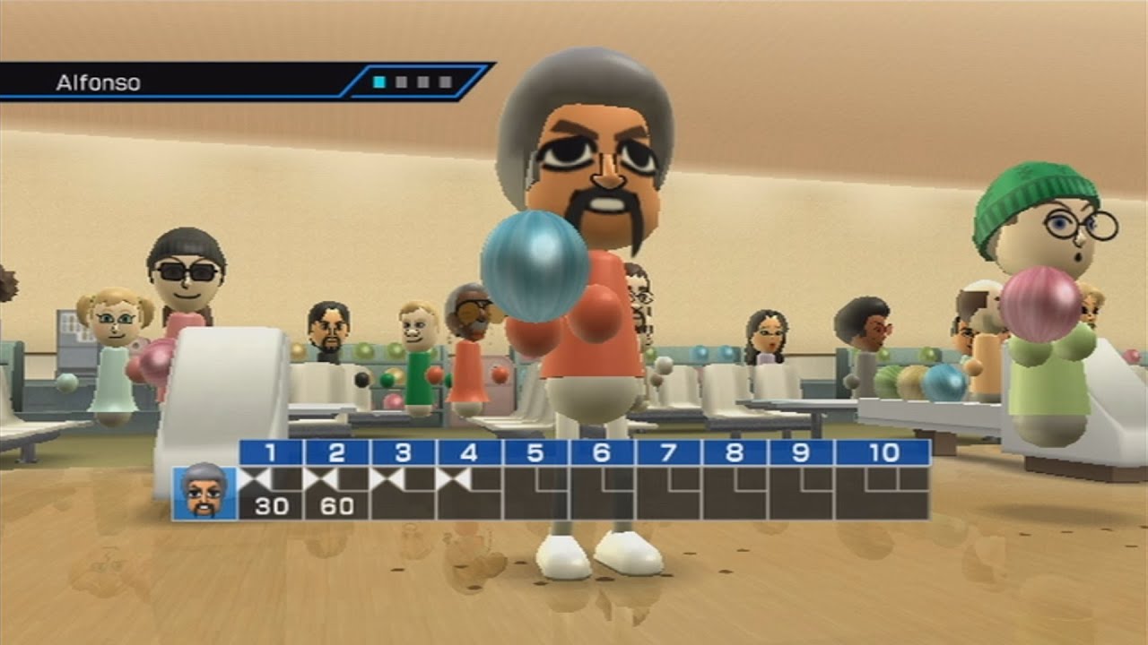 going pro in every wii sports sport raging and funny moments - bowling