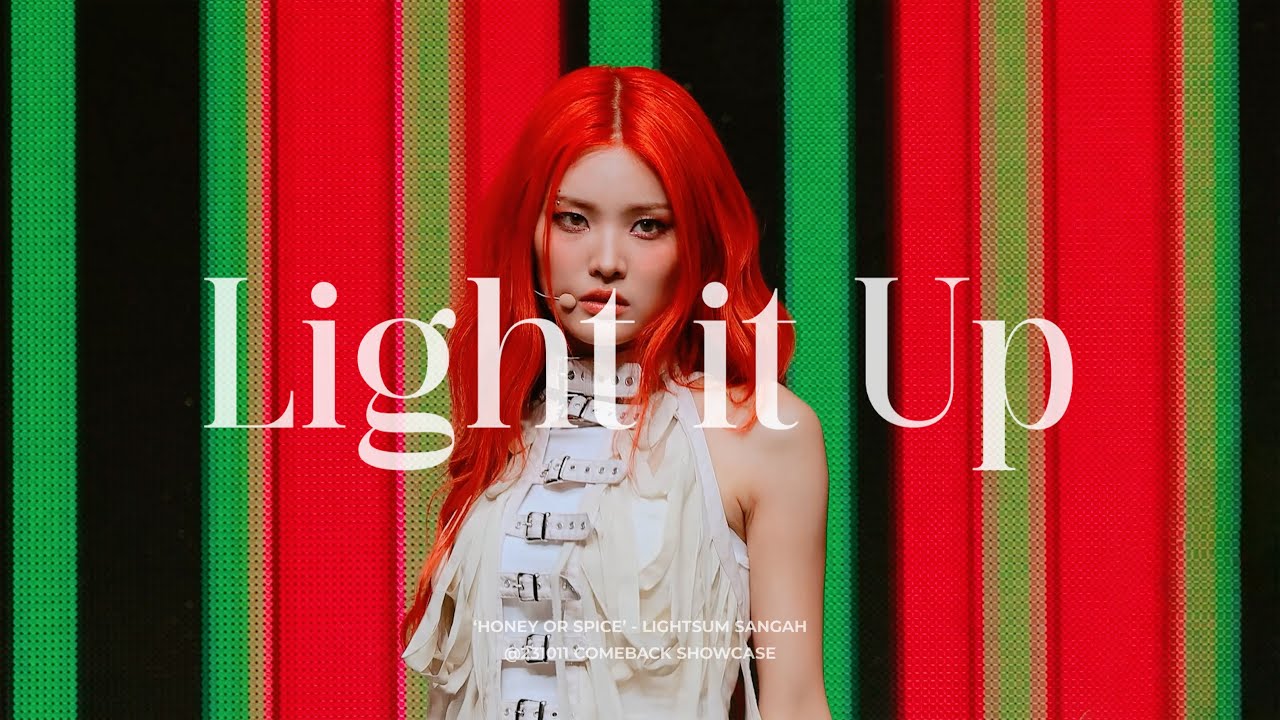 231011 COMEBACK SHOWCASE  - LIGHT IT UP / 라잇썸 상아 직캠 / LIGHTSUM SANGAH FOCUS (multi ver.)