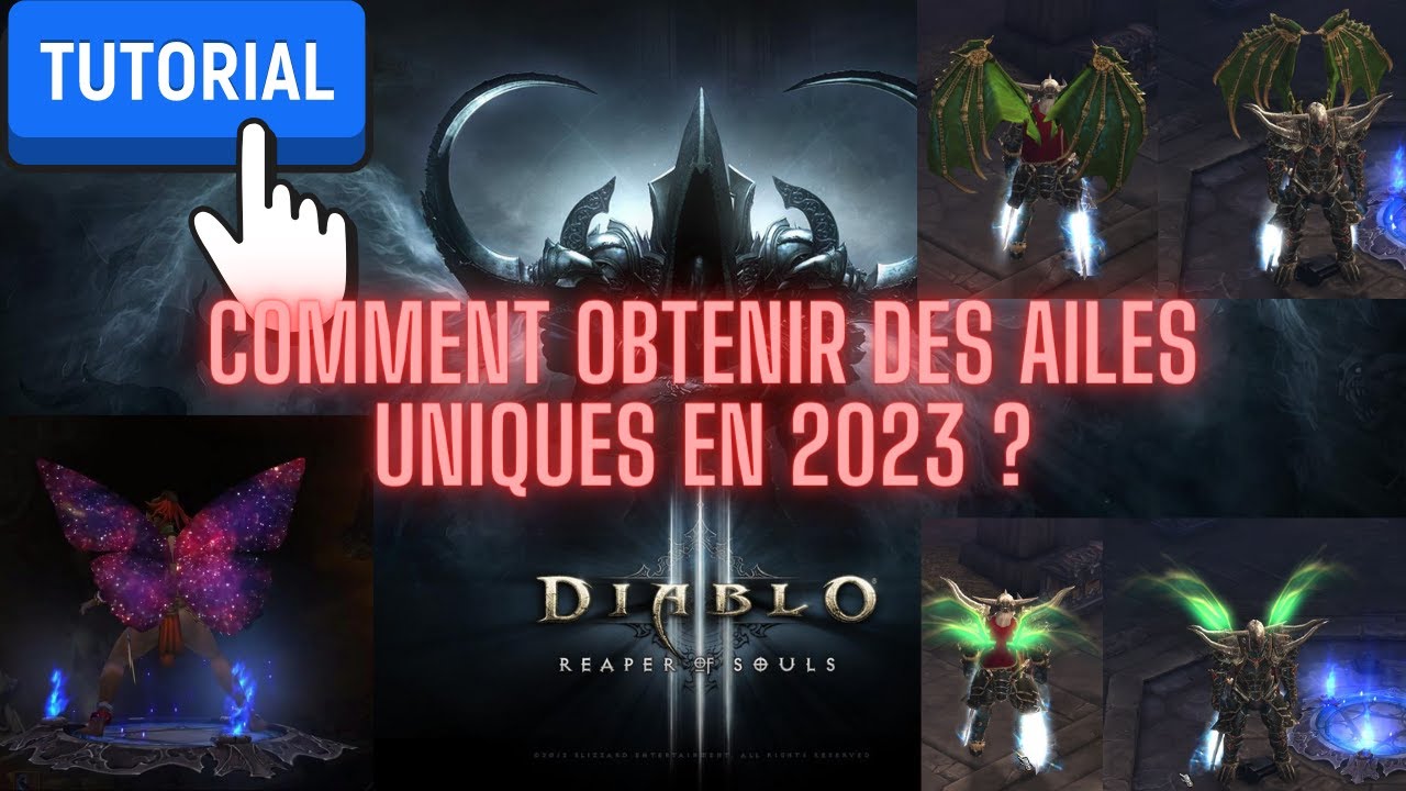 Toutes les ailes de Diablo 3 (2023) #diablo3 #tutorial #tuto