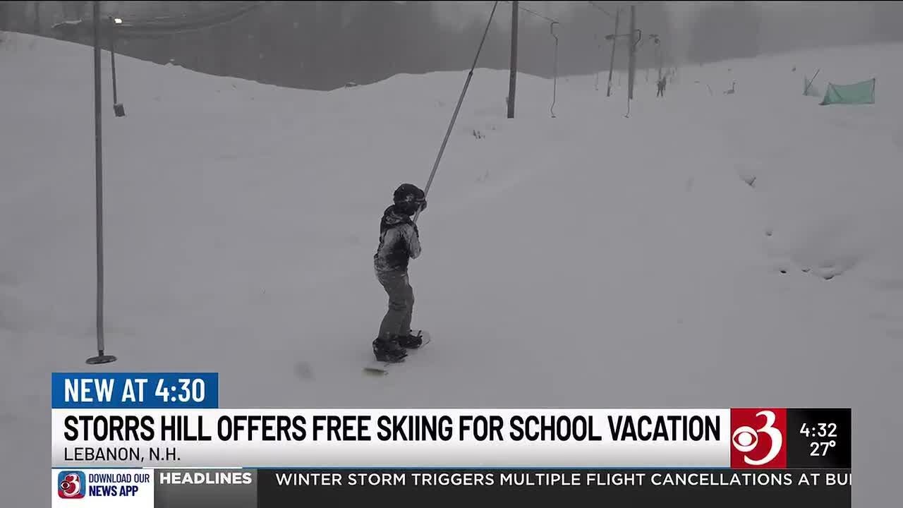 Storrs Hill offers free skiing during school vacation, seeks volunteers