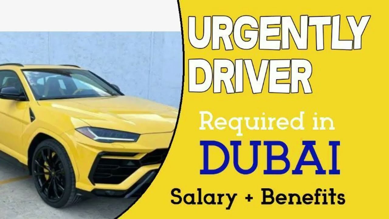 URGENTLY  DRIVER REQUIRED IN DUBAI| Driver Jobs in Dubai UAE #dubaijobs #jobsindubai