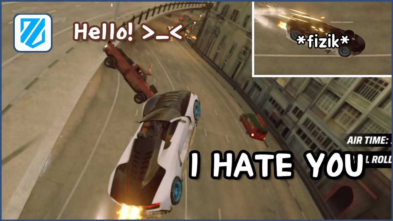 The traffic car ruined my FLAT-OUT Stunt 🥀 [Funny Moments #202]