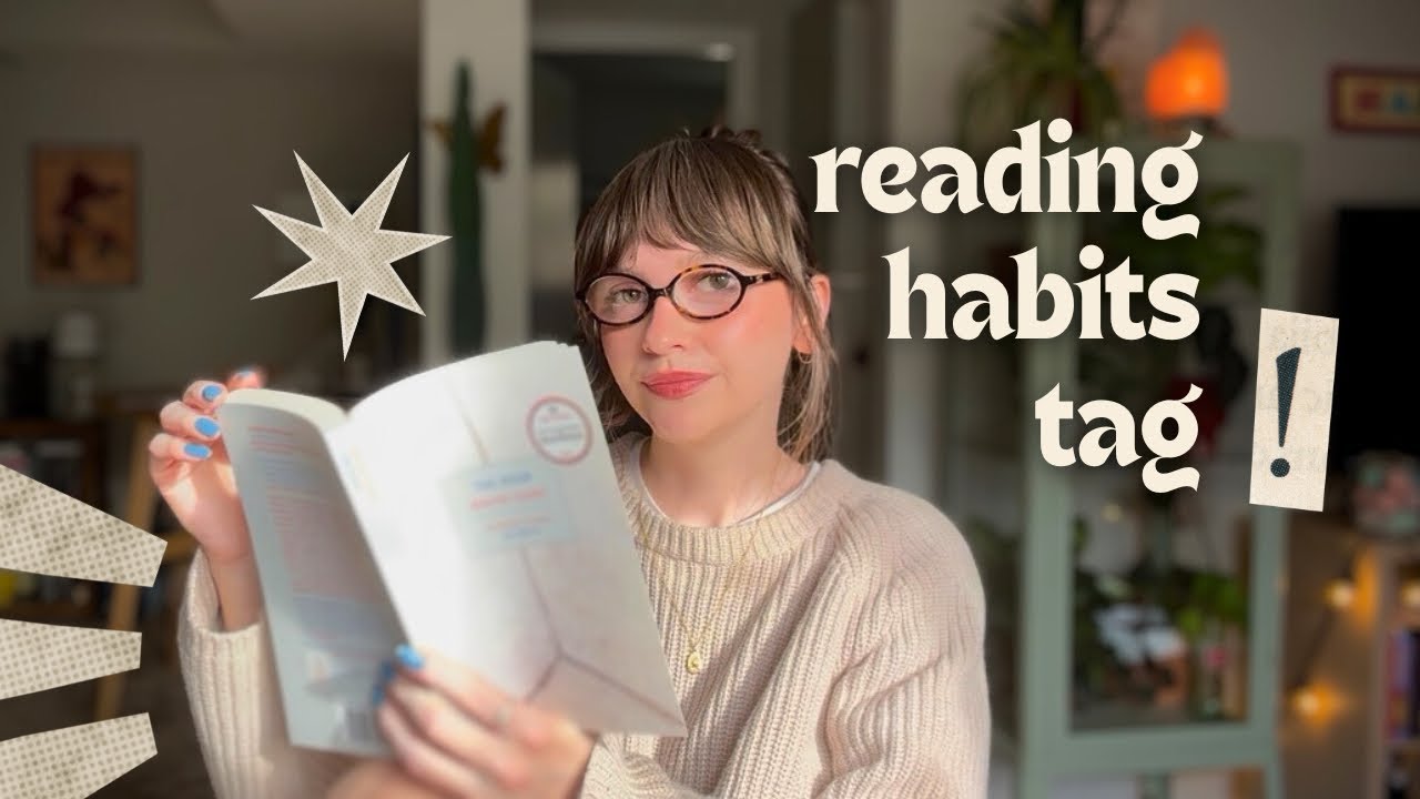my reading habits tag 📖 my reading nook, bookmark collection, and annotations!