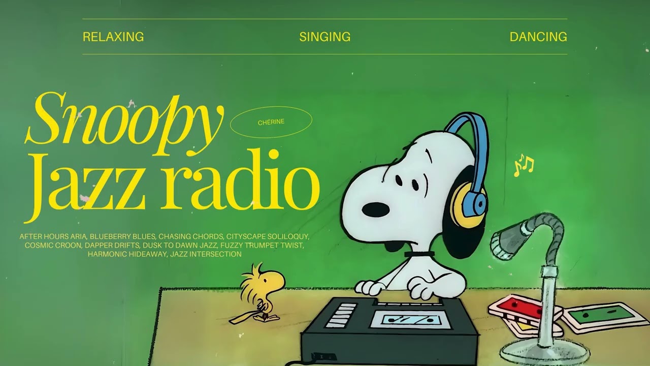 [𝗽𝗹𝗮𝘆𝗹𝗶𝘀𝘁] Snoopy’s Autumn Jazz Radio 📼🎧 Chill Moments for Positive Moods | Music to Unwind
