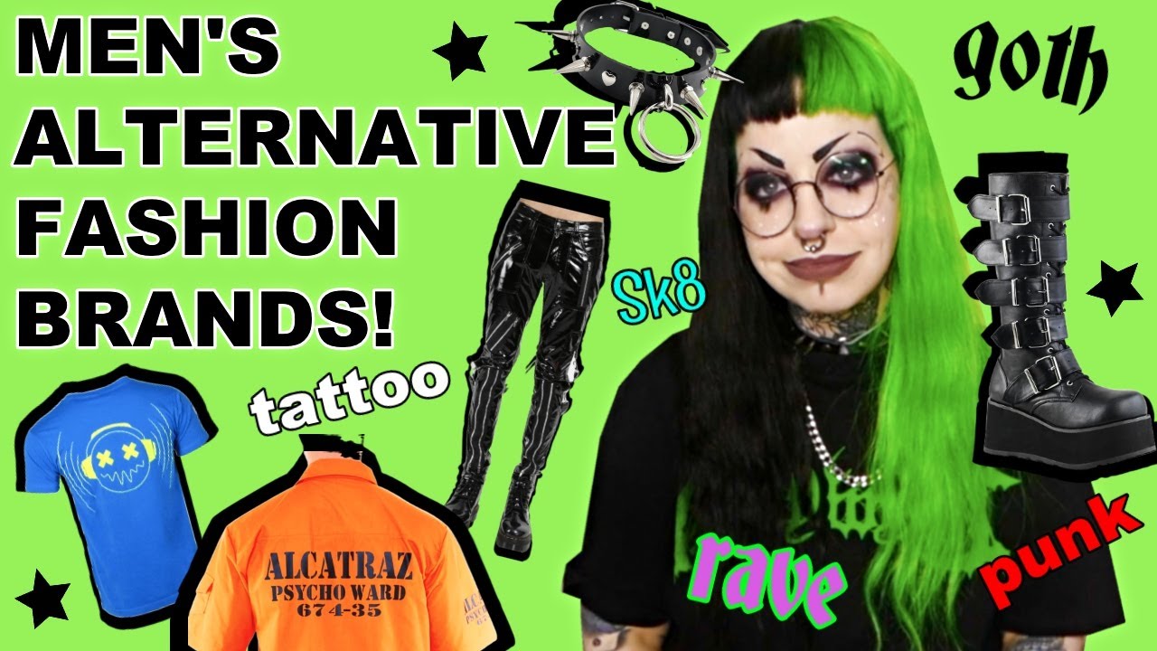 MEN'S ALTERNATIVE FASHION STORES *goth*punk*street*rave*plus*grunge* // Emily Boo