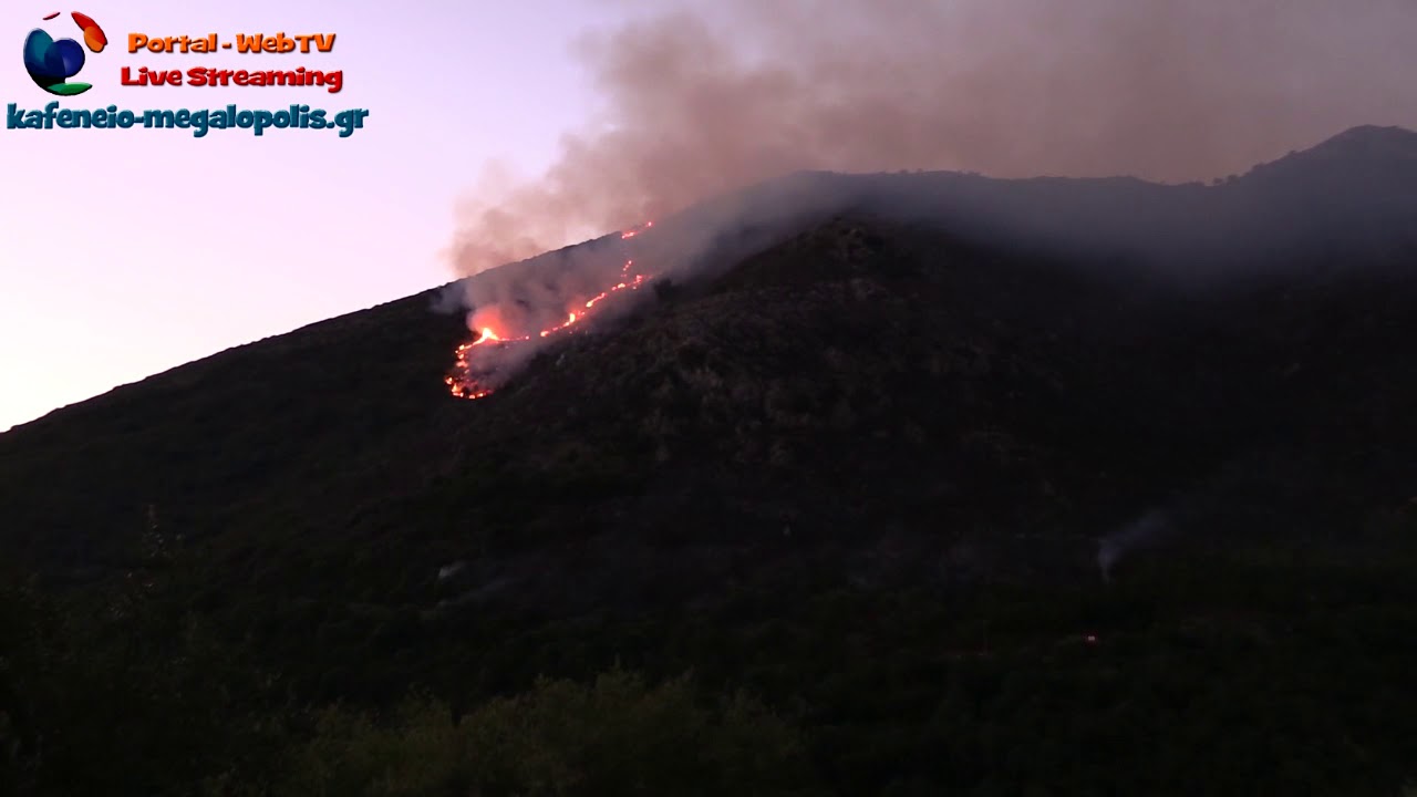 Φωτιά στην Καρύταινα - Σάββατο 26 Αυγούστου 2017