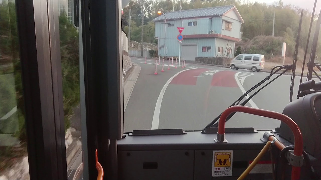 【前面展望】遠鉄バス 30舘山寺線　湖東団地東→湖東団地中央通り経由→鳥居先