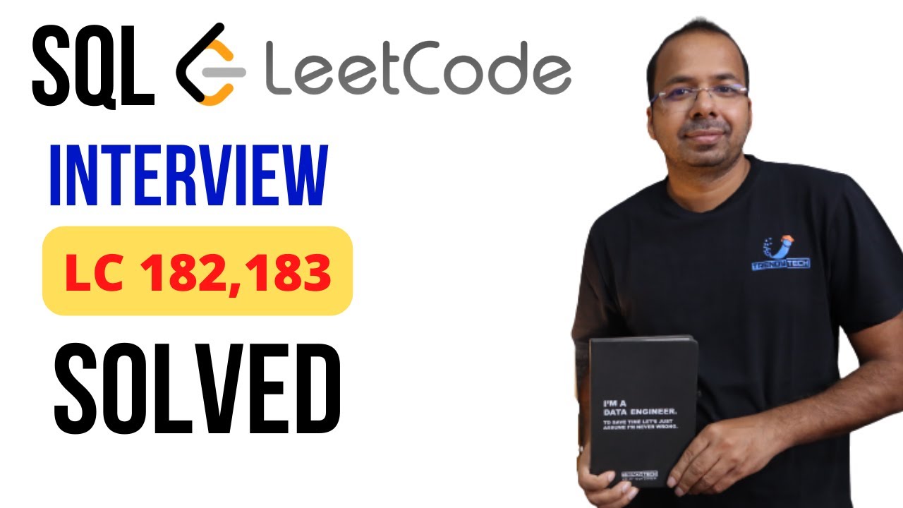 Leetcode SQL Interview Questions  | Practise SQL questions