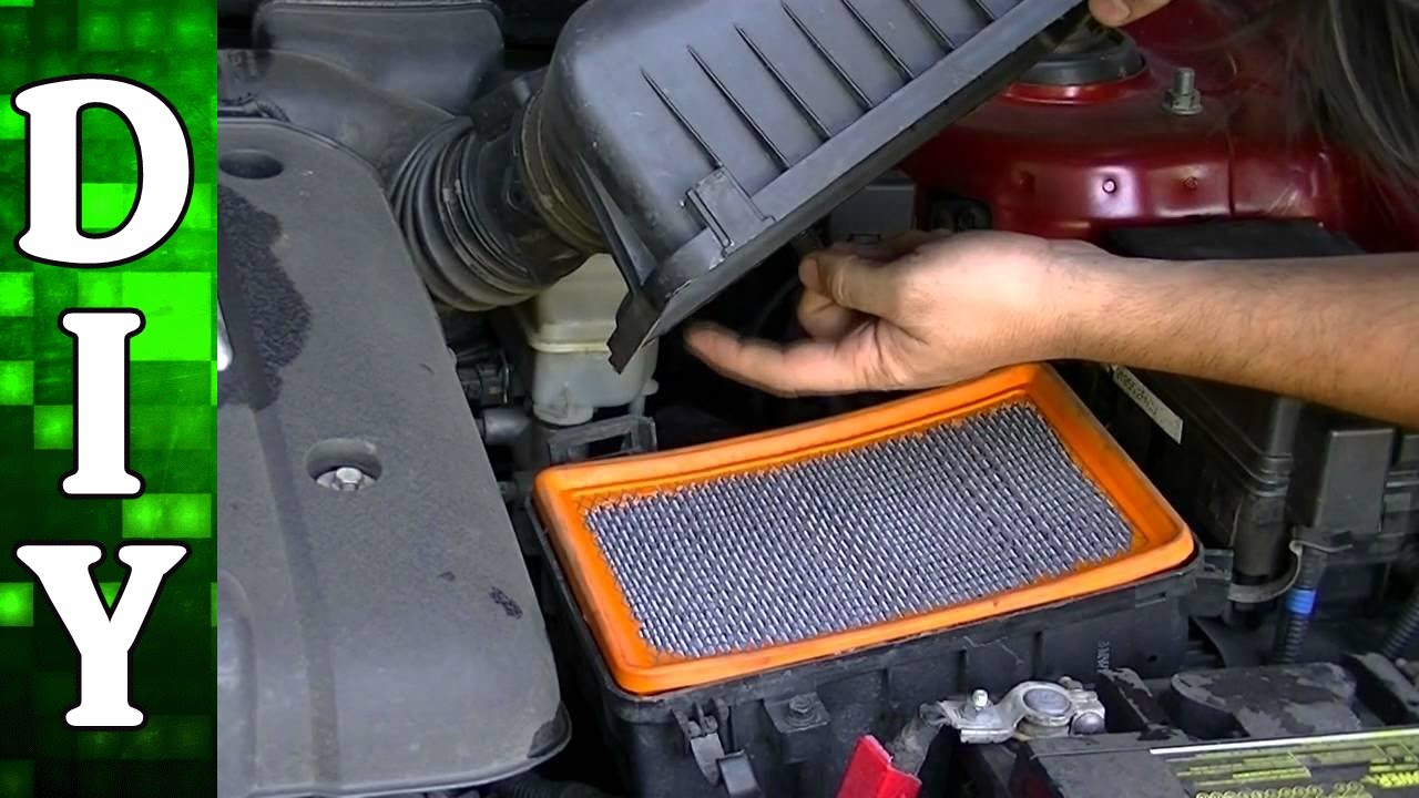 How to Remove and Replace an Engine Air Filter - Kia Spectra