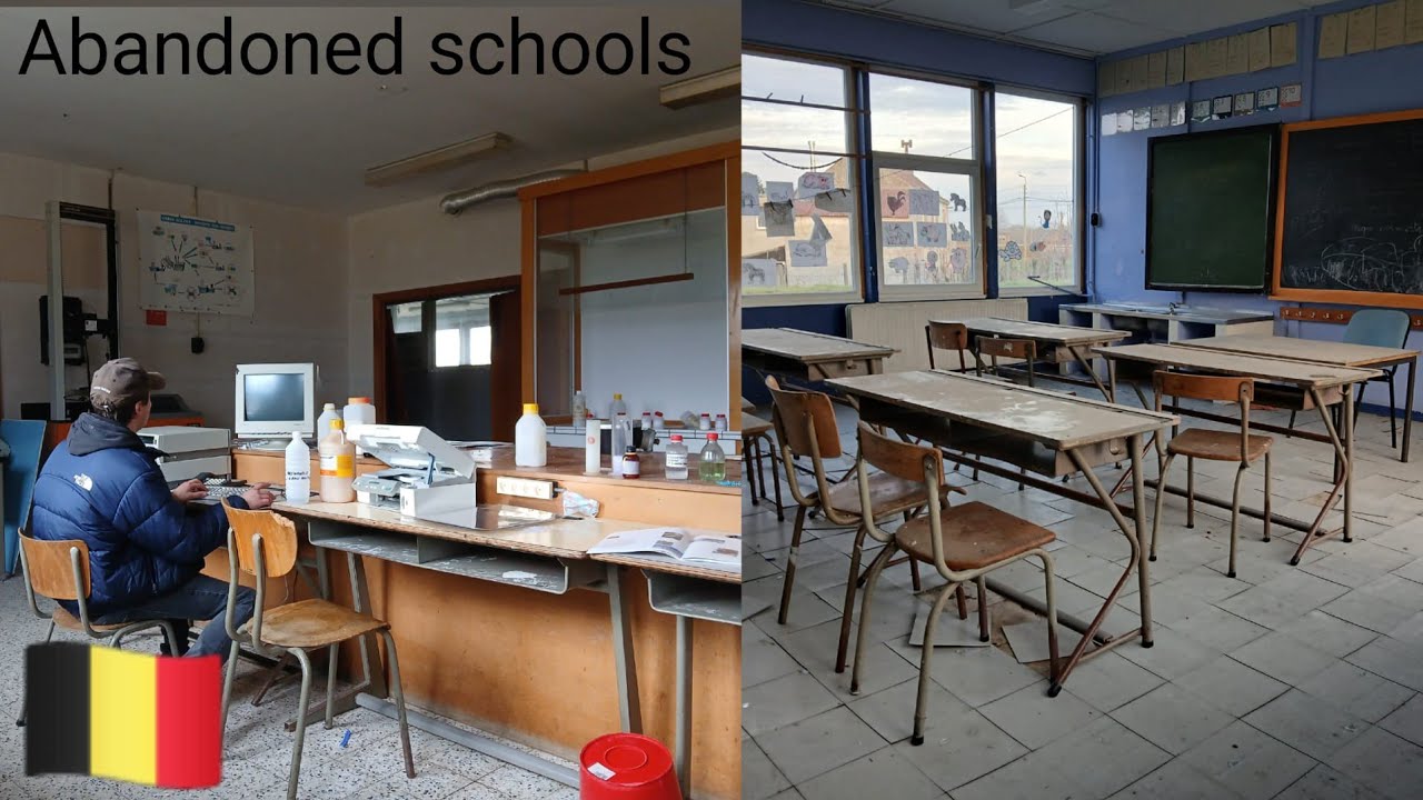 Verlaten Scholen met Labratorium en Zwembad...| Urbex 