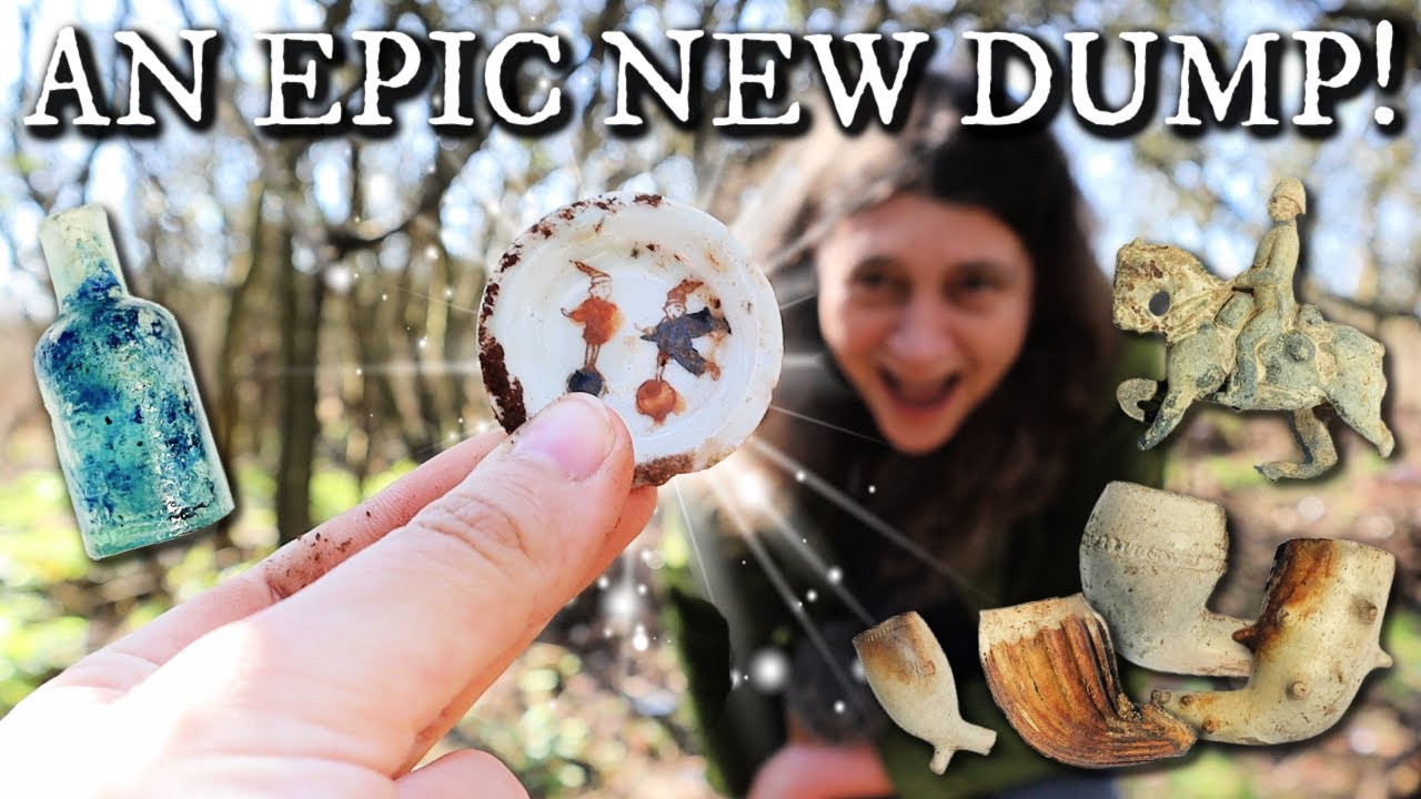 Searching A Huge NEW Exciting Bottle Dump! Dolls House Miniatures + Pipes Galore!
