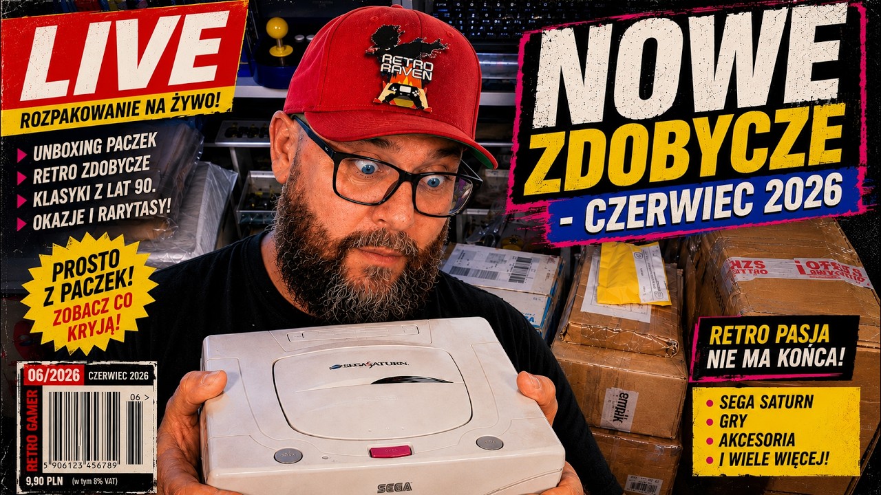 🔴 GDZIE JA TO WSZYSTKO POMIESZCZE?!... ROZPAKOWANIE NA ŻYWO! 💸📦#unboxing #retrogaming