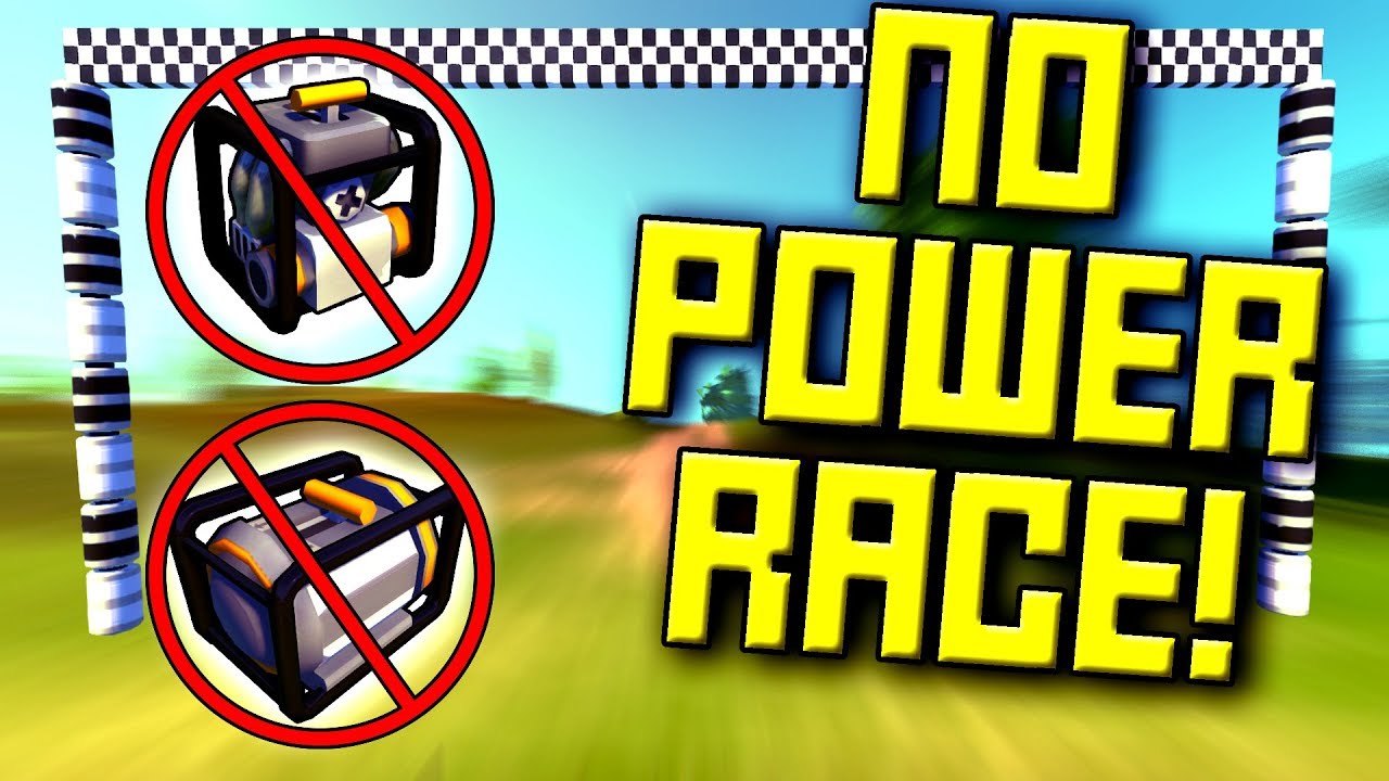 Racing Without Power!? (Reduced Drag Mod) - Scrap Mechanic Multiplayer Monday! Ep 117