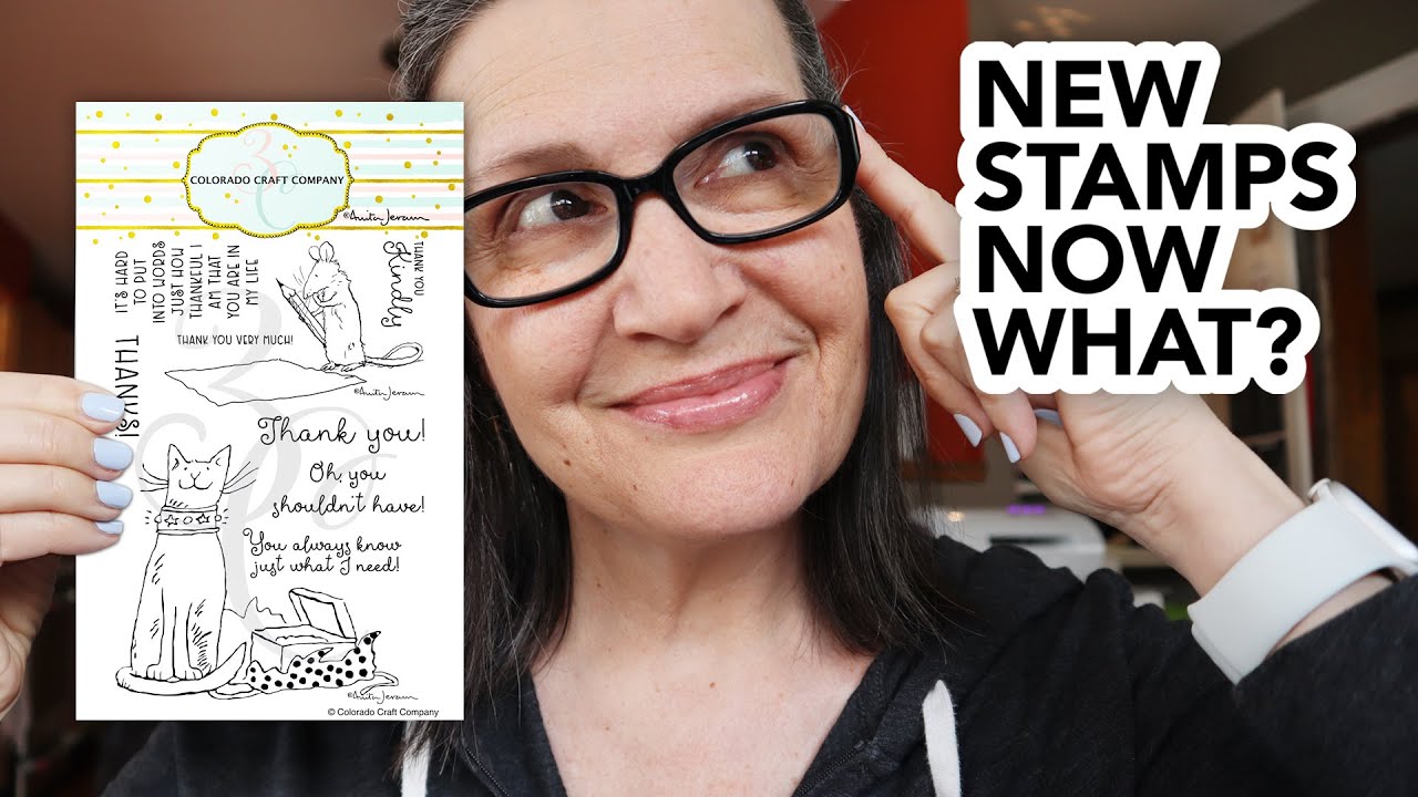 New Stamps, Now What? SIMPLE watercoloring with Distress Inks and Anita Jeram stamps!