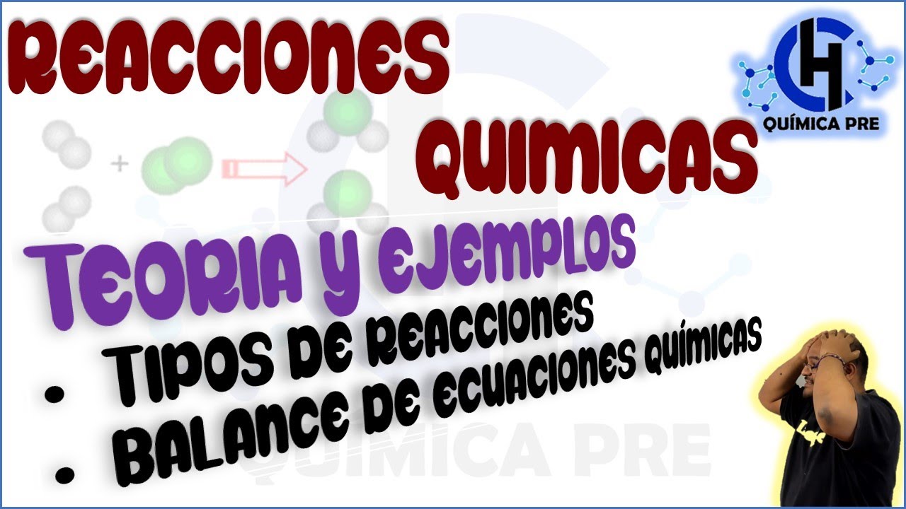 REACCIONES QUIMICAS - TEORIA Y EJEMPLOS