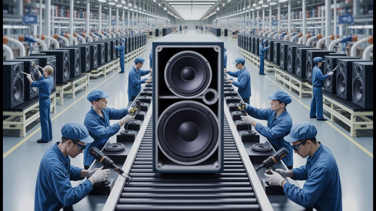 How It's Made: Inside the JBL factory:JBL MRX525 speakers (Price: $1,100 - $1,250)