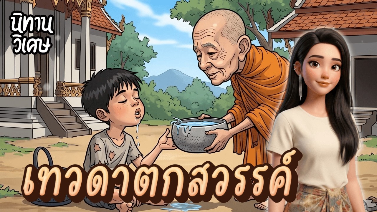 เทวดาตกสวรรค์ | EP.40 นิทานวิเศษ #นิทานพื้นบ้าน #นิทานก่อนนอน #นิทานสอนใจ