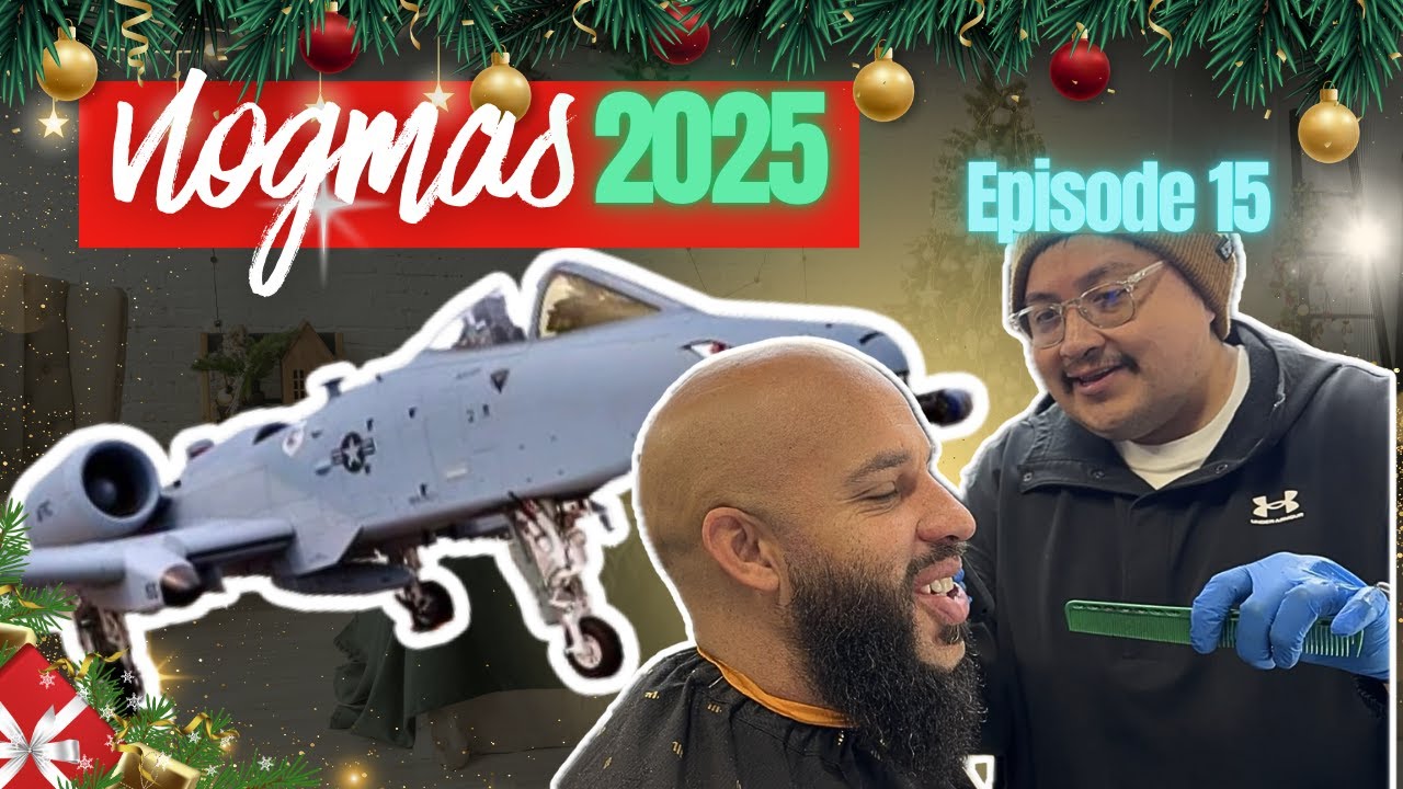 Съездила на авиабазу, чтобы подстричься | VLOGMAS 2025🎄