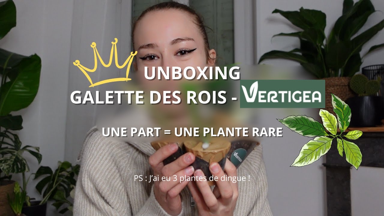 UNBOXING | GALETTE DES ROIS - VERTIGEA | J'ai eu 3 plantes de dingue !!