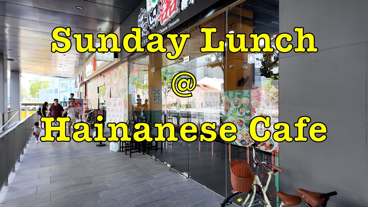 Sunday Lunch at Hainanese Cafe at Hotel Boss #singapore #food #lunch #walkingtour #hainanese #cafe