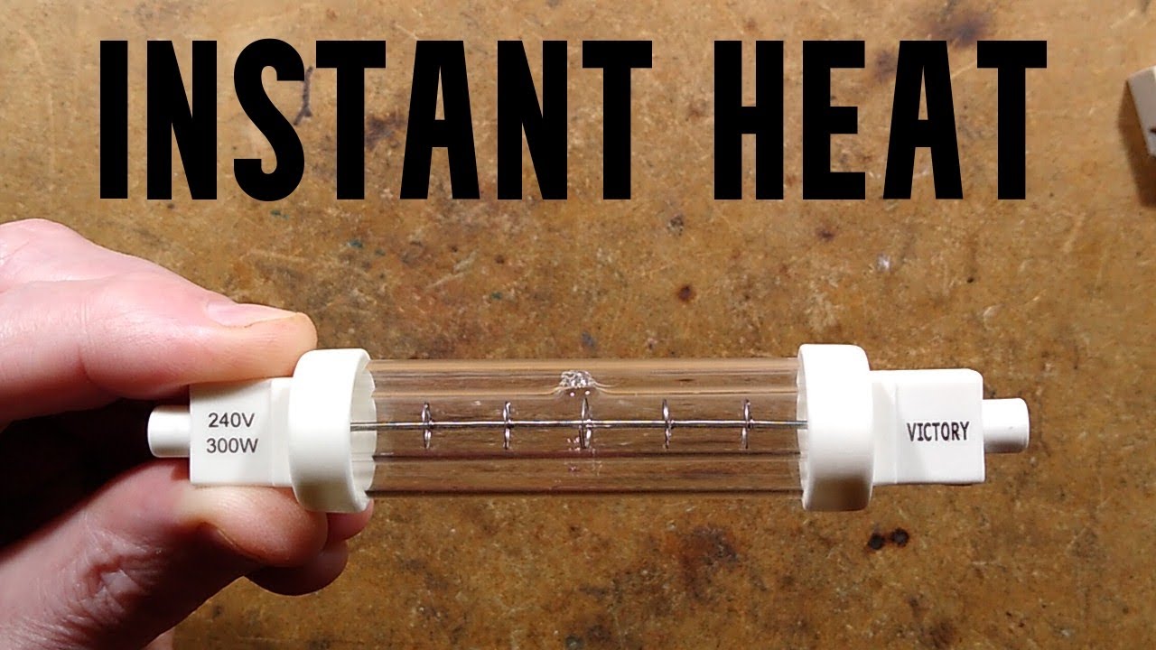 Instant heat from an interesting linear heat lamp