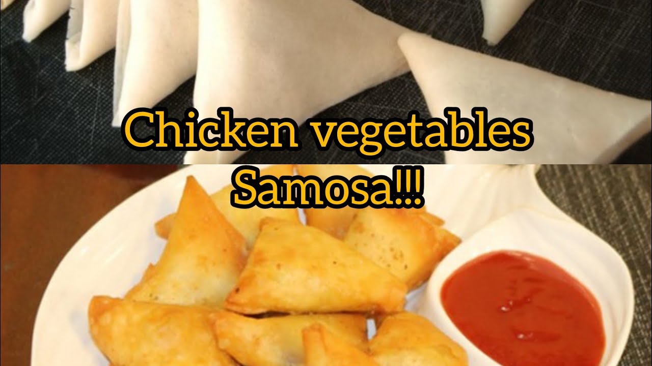 //Ramadan special// KFC chicken vegetables samosa recipe!!! Homemade crispy samosa patti KFC style