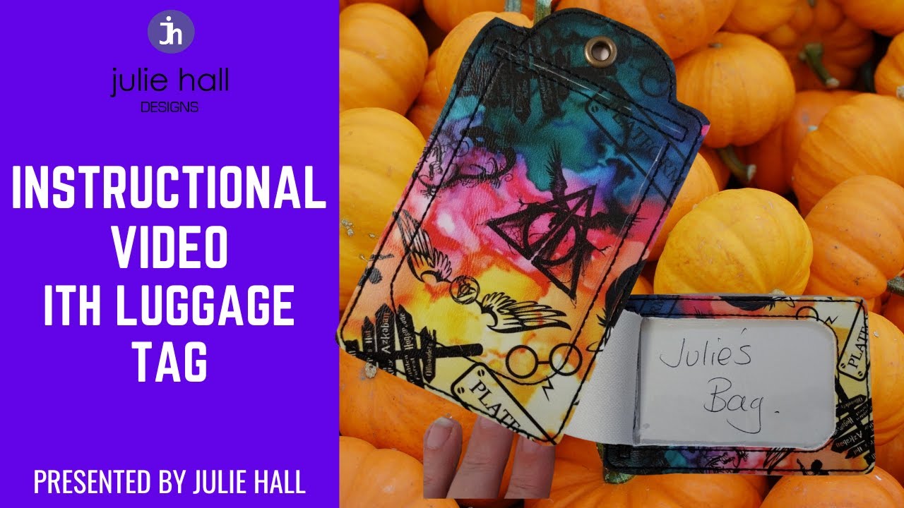 ITH Luggage ID Tag Machine Embroiderey