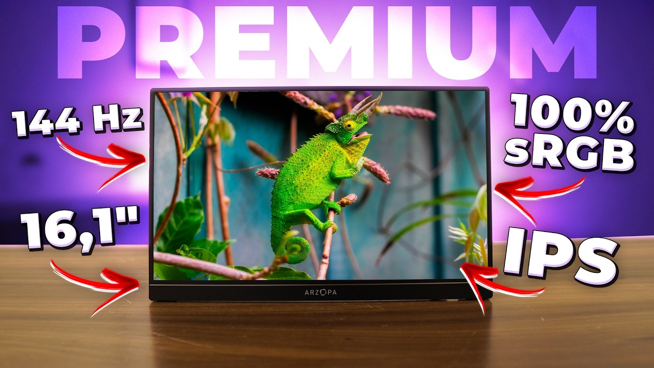 ARZOPA - O Monitor Portátil que virou FEBRE no AliExpress! (Z1FC)
