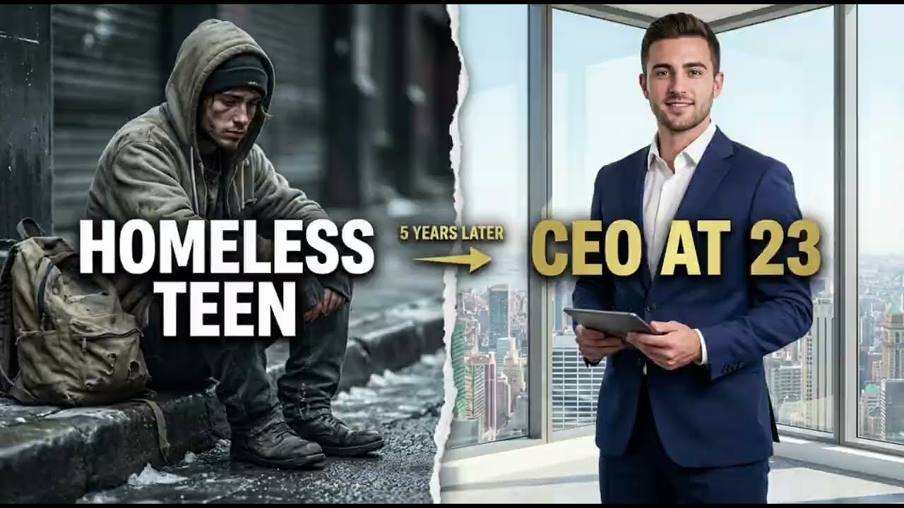 From a Homeless Teenager to CEO in Just 5 Years...   A must watch!!!  #storytelling  #motivation 