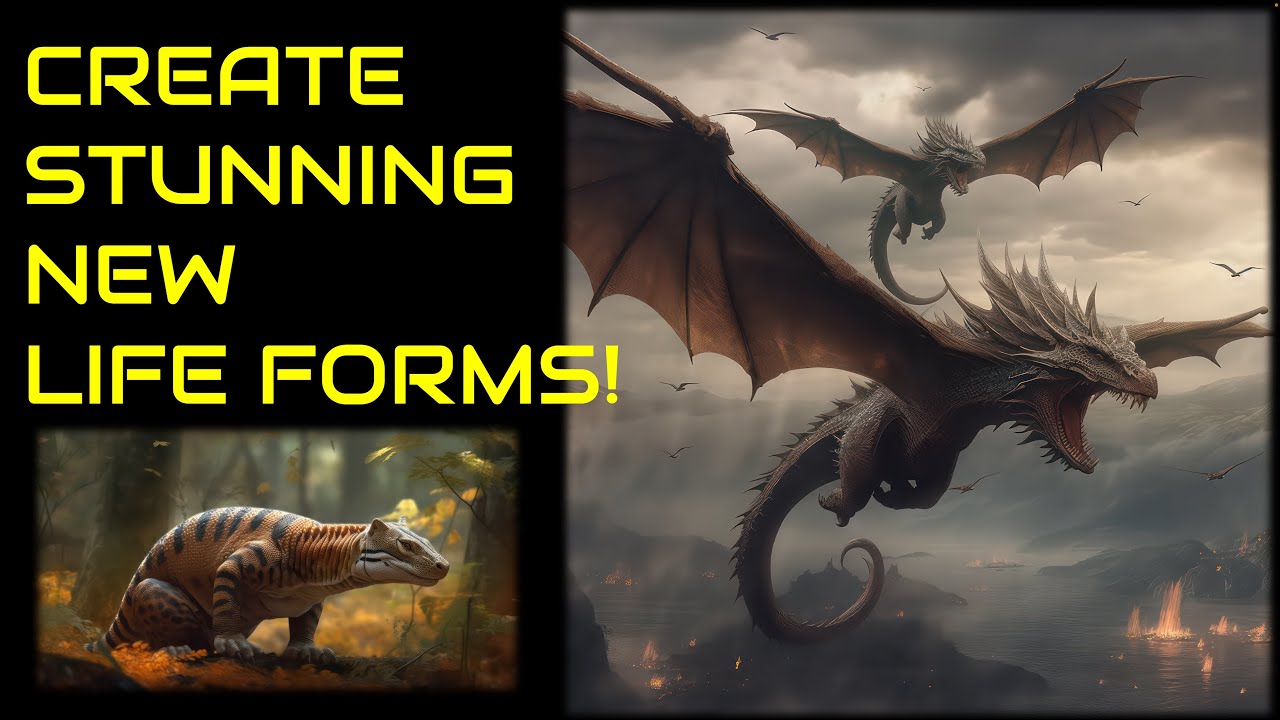 Midjourney 5 : Discover NEW striking Life-form Prompts - Mixing Species