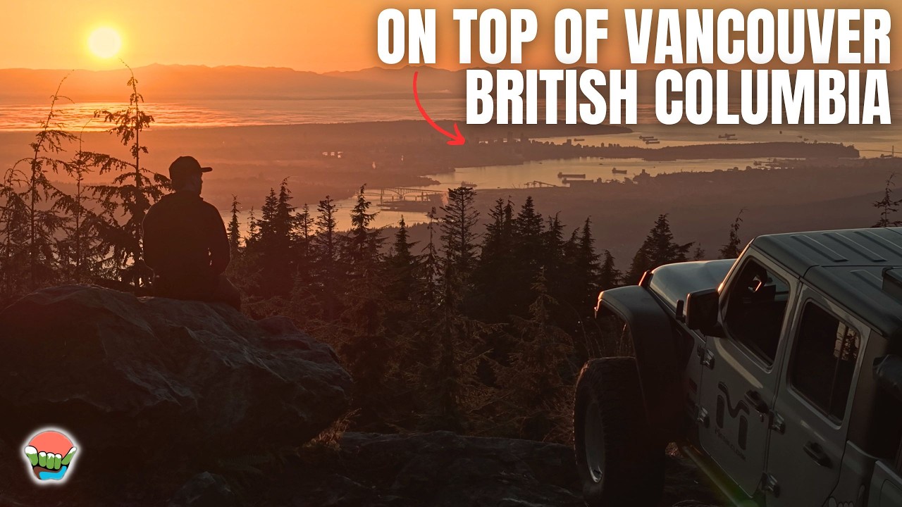 I STILL can't BELIEVE IT. Difficult trail leads to Sunset over Vancouver BC