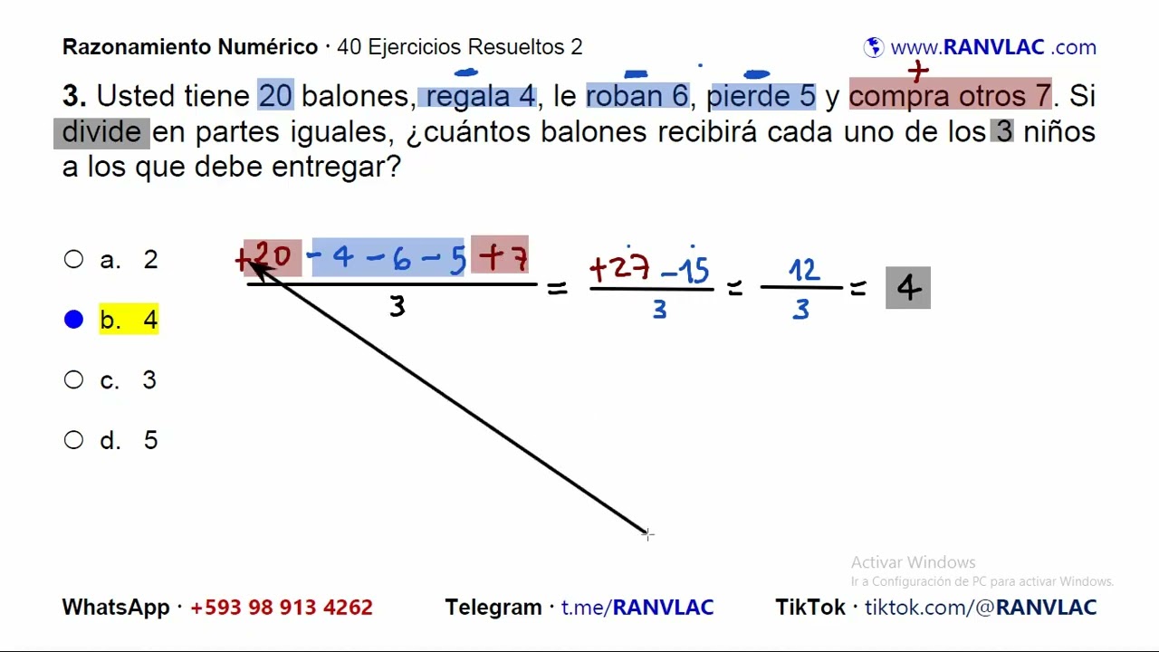 Razonamiento Numérico - 20 Ejercicios Resueltos 2 - eBook 320