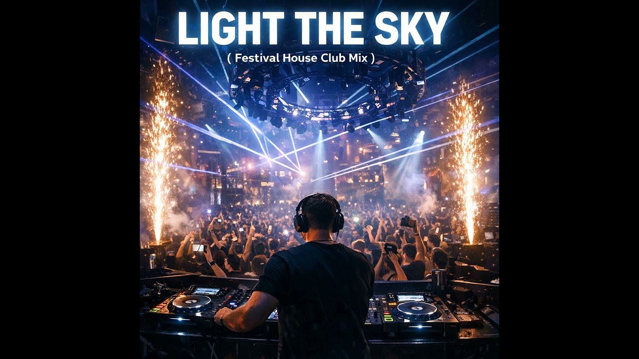 LIGHT THE SKY  (Festival House Club Mix) 2026 #techno #house #dj #festival #deephouse