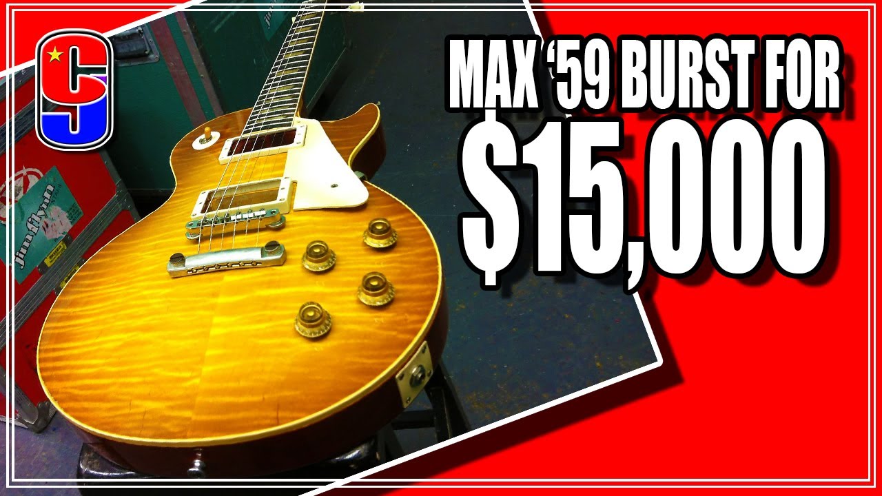 59 Burst for $15k NO WAY! (It's a Max) +Interview with the master builder