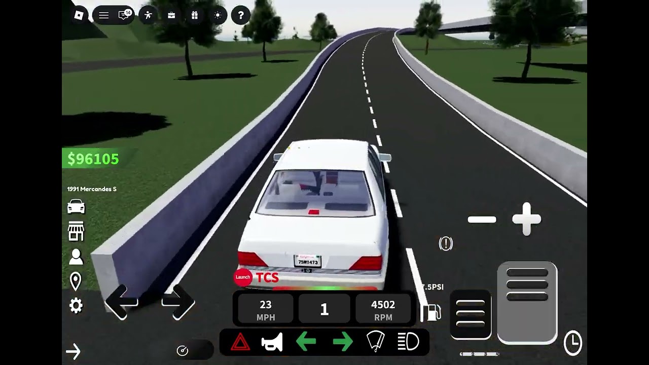 My Mercedes in Corsa legends Roblox 