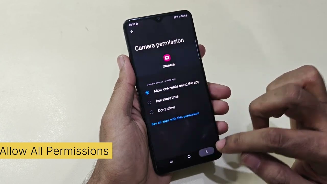 Galaxy A12 Back And Front Camera Not Working