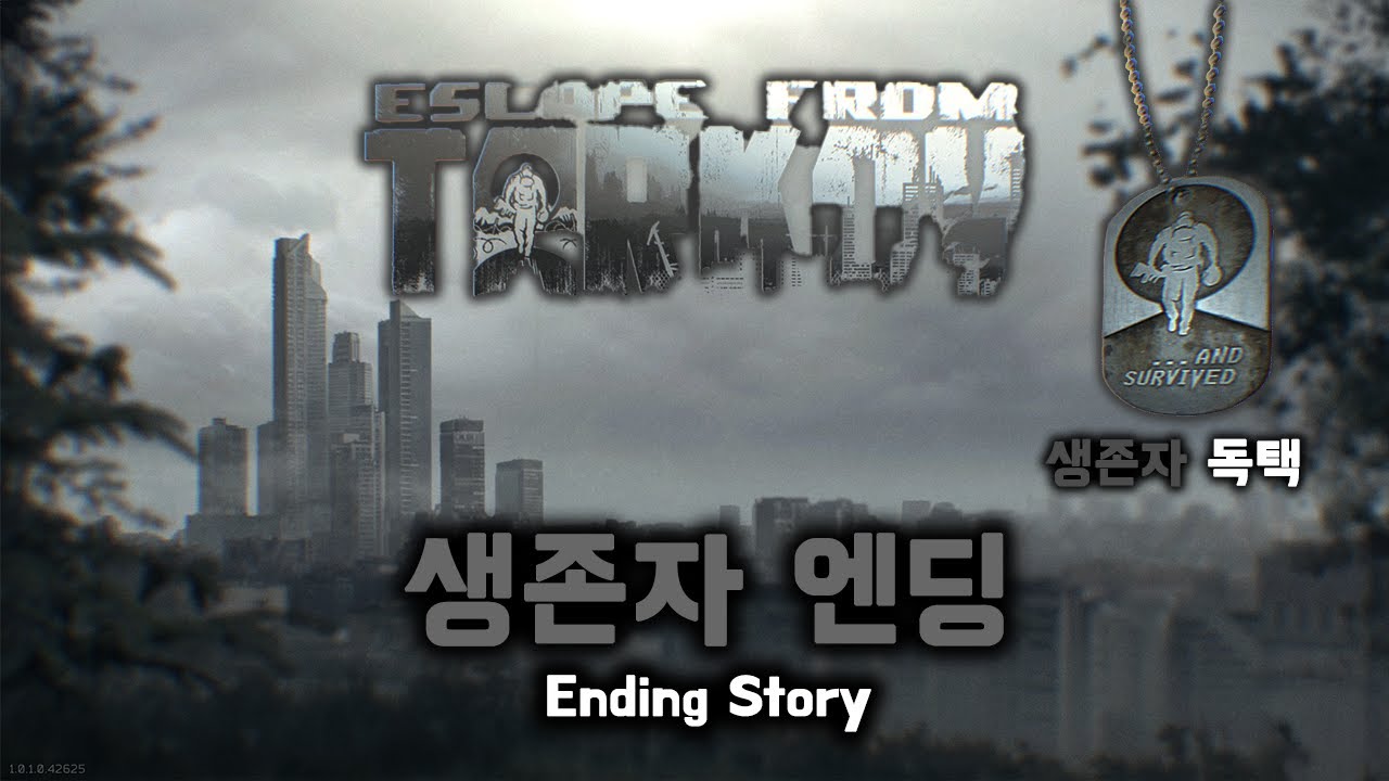 3억내고 타르코프에서 탈출했습니다