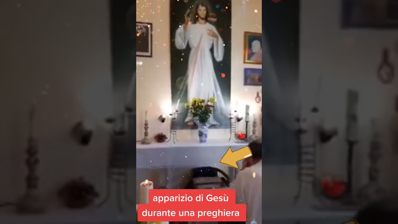 Apparizione di Ges&ugrave; #jesus #madonna #medjugorje #horror #apparizioni #messa #papafrancesco#preghiera