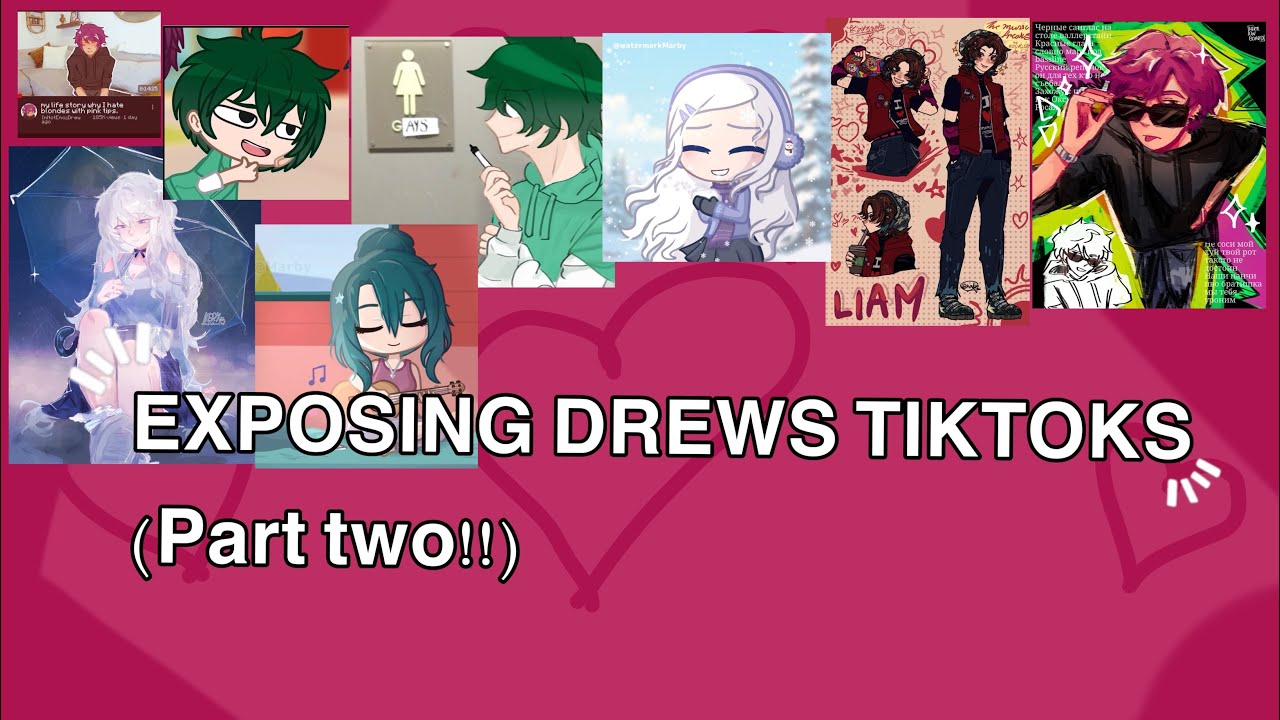EXPOSING DREWS TIKTOKS(Part two!!)||SPEED UP TO 2X||