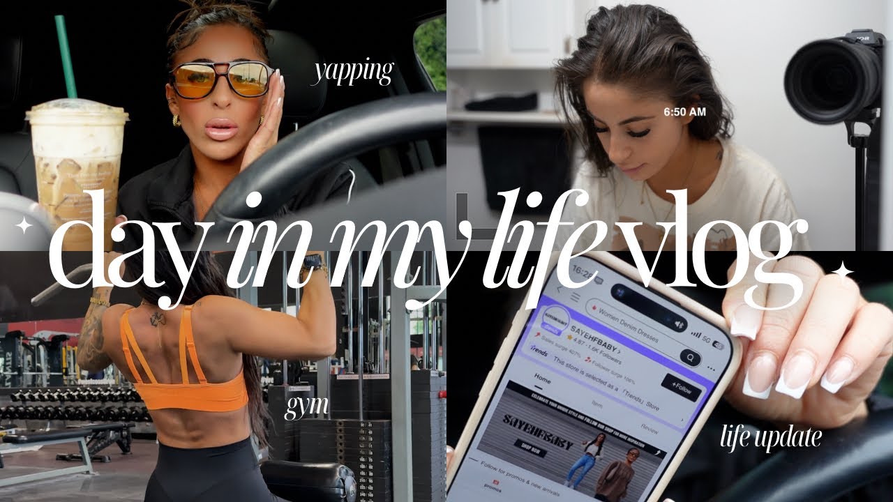 VLOG | I&rsquo;m back! life update, the TEA on my SHEIN store, hygiene shopping, car yap + more 