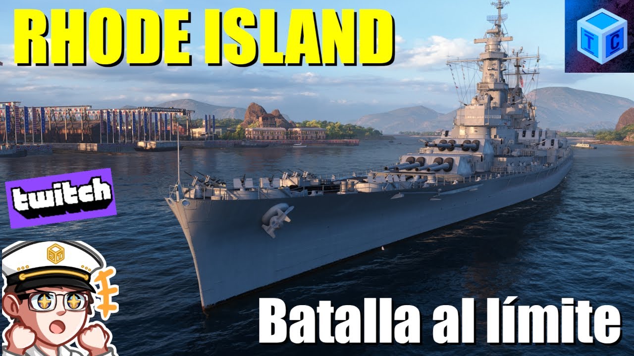 World Of warships Español: Rhode Island | Batalla al límite