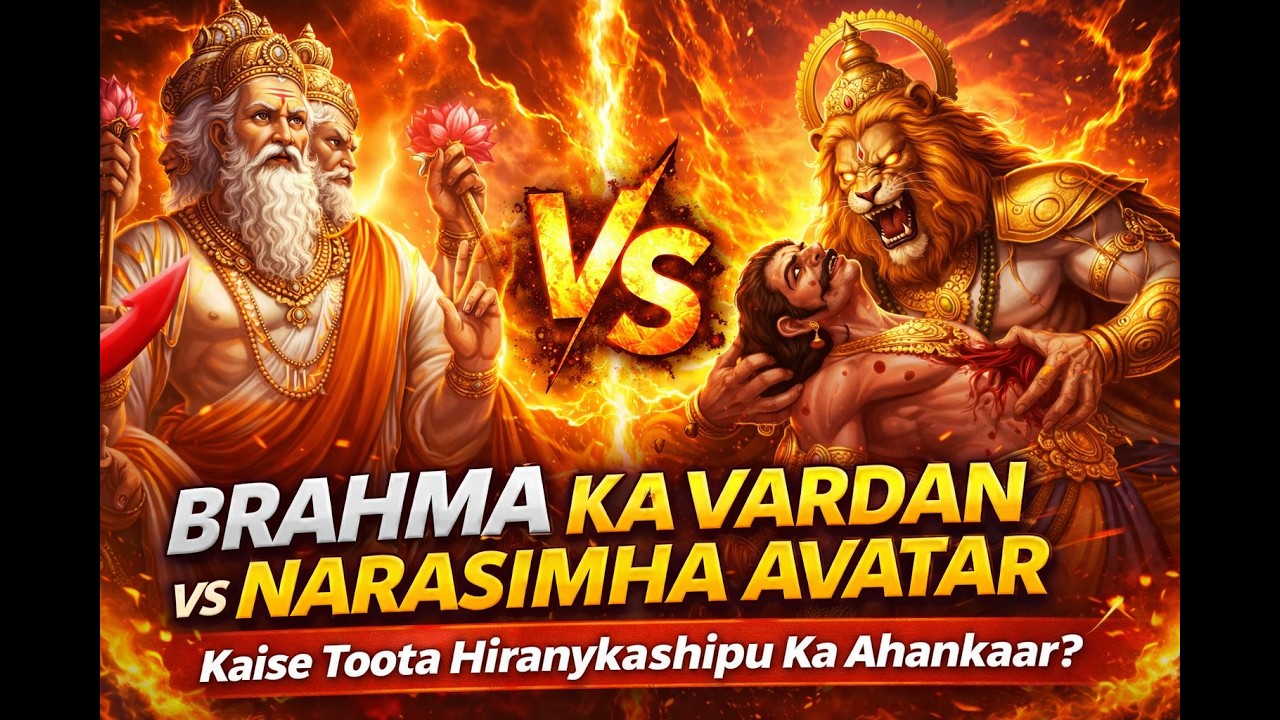 Brahma Ka Vardan vs Narasimha Avatar | Kaise Toota Hiranyakashipu Ka Ahankaar?
