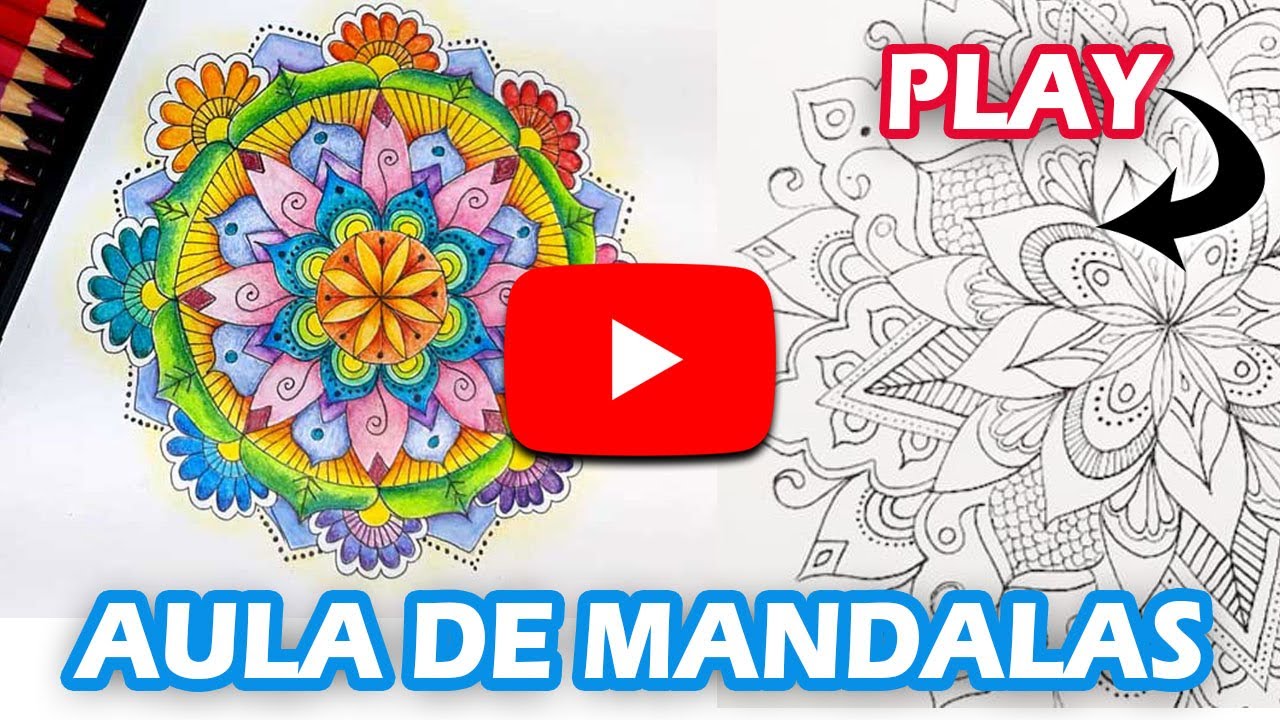 Como desenhar uma mandala do começo ao fim e sem compasso