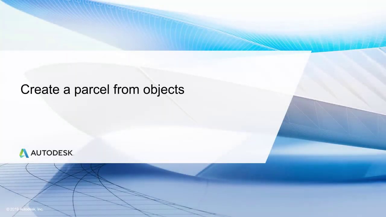 Create a parcel from objects