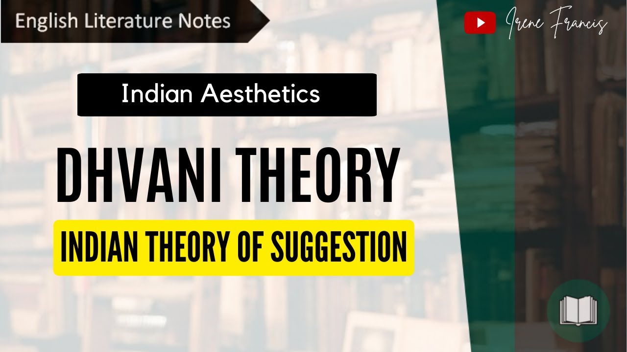 Theory of Dhvani or Suggestion | Anandavardhana | Indian Aesthetics | IRENE FRANCIS