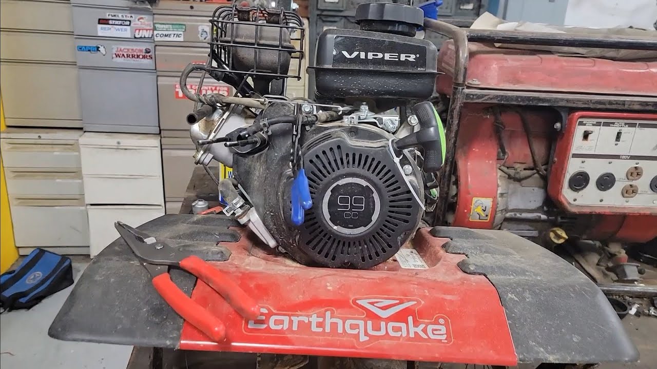 Earthquake Viper 99cc Tiller Permanent Carburetor Fix- Honda Clone