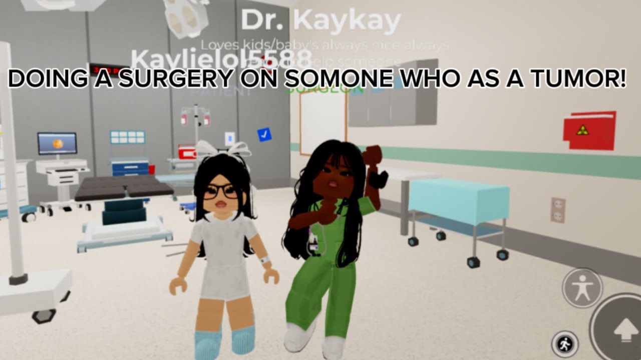 Doing surgery on a patient that has a tumor!! 