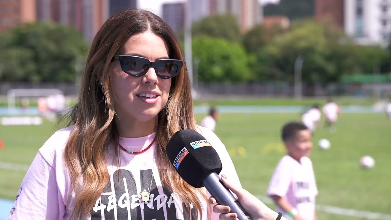Niños de Medellín aprendieron más del fútbol con ‘profes’ del Inter Miami