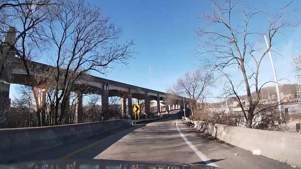 Ride along the Western Hills Viaduct in Cincinnati, Ohio
