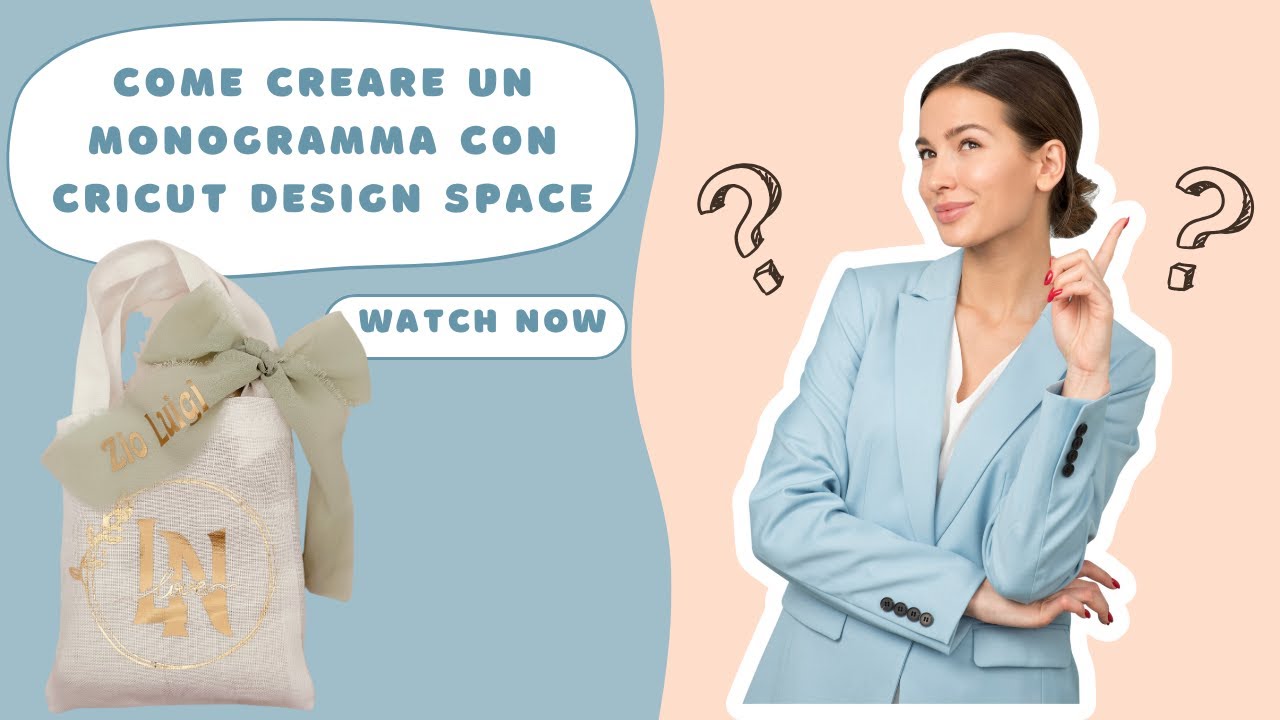 Creare un monogramma cpn Cricut design space